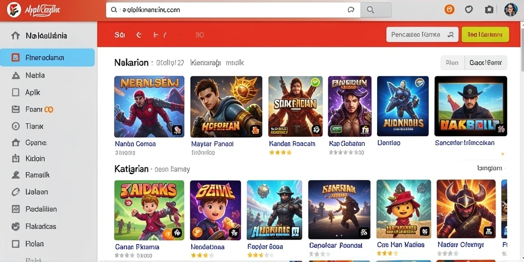 Tampilan gameplay yang seru dan interaktif.