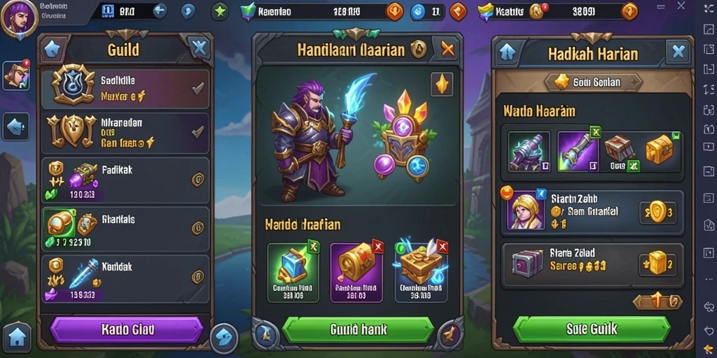 Hadiah menarik menanti Anda setiap permainan.