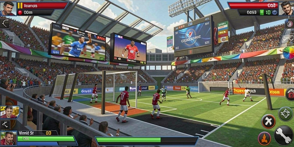 Mode multiplayer yang memungkinkan kompetisi antar pemain.