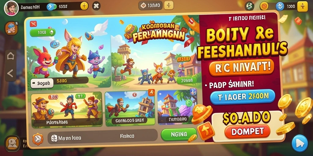 Grafis permainan yang memukau dan berkualitas tinggi.