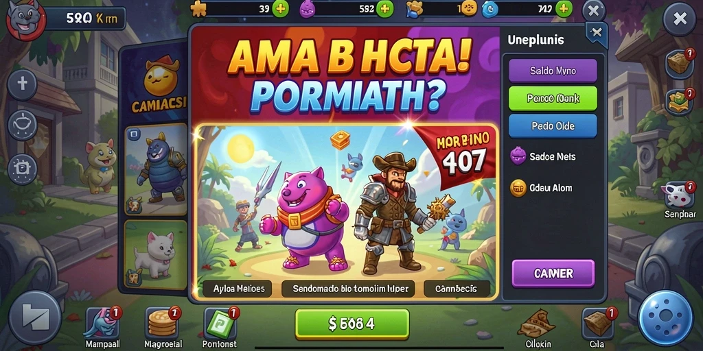 Tangkapan layar interaksi pemain dalam game OCE69.