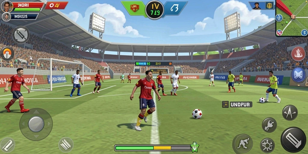 Tantangan menarik di setiap level permainan.