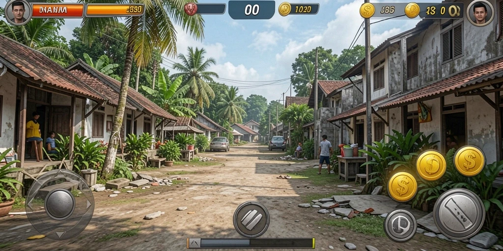 Kompetisi seru di leaderboard game.